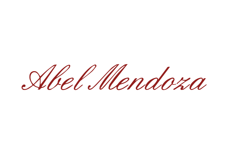The logo for Abel Mendoza winery in Rioja, Spain. Imported by Marquee Selections.
