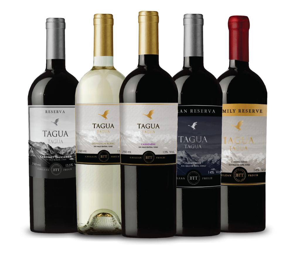 A selection of Bodegas Tagua Tagua wines from the Rapel Valley in Chile imported by Marquee Selections.